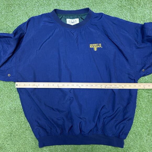 Vintage Men's Michigan Wolverines Windbreaker Jacket Size XL - Picture 6 of 7